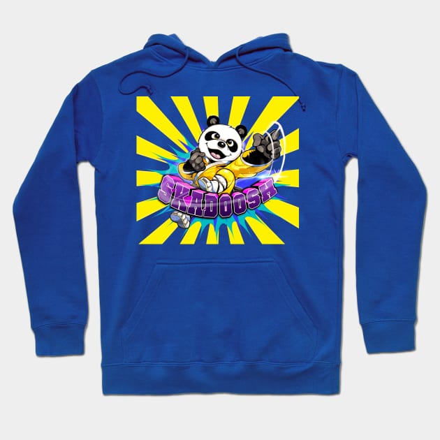 Skadoosh - Yellow Burst Hoodie by SkyBacon